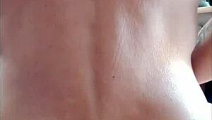 Nice anal pounding with my plug, huge cum shot