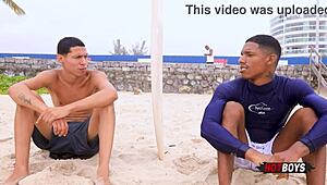 Fucking the Naughty Surfer’s Tight Ass in Raw POV Action