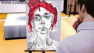 Isabela Bianchi in nude scenes from Waifu Academy.