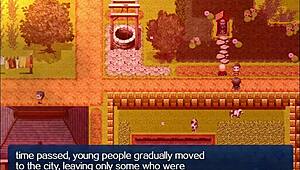 Scathach Cares for Old Man in Small Village Game