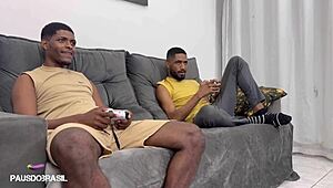 Endowed Cousins In Amateur Gay Blowjob And Ass Action