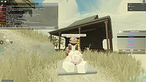 Beautiful slut with big tits and ass gets assfucked in doggy and riding