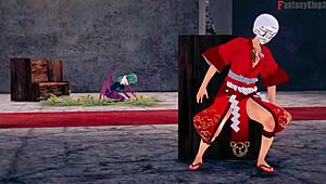 morrigan hates then fucks hard halloween special on sheer fantasyking3