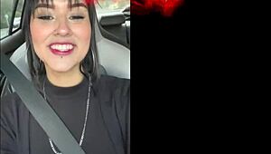 Hell Yeah! Uber Driver Gets My Juicy Colombian Blowjob. Bent Over and Licking Balls!