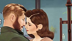 i’m obsessed with peggy and steve in naughty 3d hentai preview