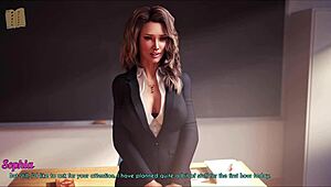 a wife and stepmother in hentai game