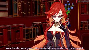 Mavuika hisap kongkek jeans pejabat POV Genshin Impact