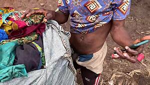 Anime character bent over receives cumshot in doggystyle position