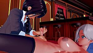 3D Hentai Futanari With Big Ass And Tits In Intense Sex Scene