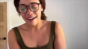 shy ebony step sis willow ryder begs for anal training, crazy right?