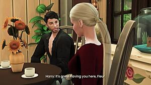 Naughty 3D hentai preview unveils wild anime action in HP AU 3.