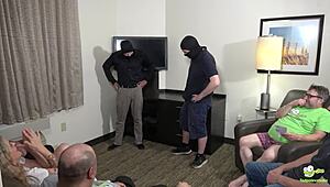 Tadople's wild improv class turns into a gangbang frenzy