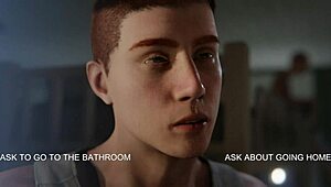 In the army bathroom, this guy gets a hard blowjob. He swallows the cum in the animation.