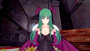 morrigan hates then fucks hard halloween special on sheer fantasyking3