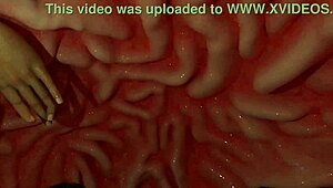 yo, check kayleigh’s wild staircase challenge in this hentai game!