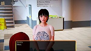 Walkthrough of the new family 307 cartoon game with big and small breasted characters