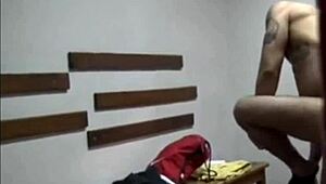 me and my latino buddy getting it on in the showers