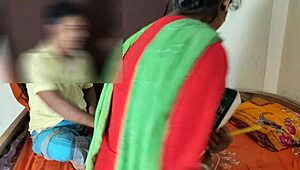 Students sneak in quick fuck when teacher steps out for a moment