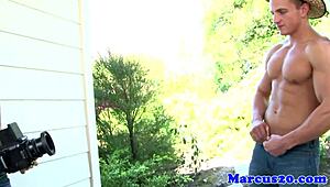 Damn! Cute Gay Jock Gets Ass Drilled Hard