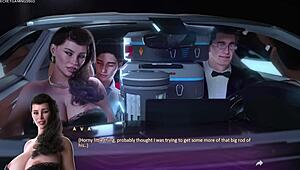 Unhappy stepmom teases and bangs boytoy in front of husband