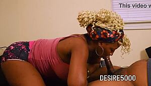 Exotic Babe Worships Big Ass While Sucking Monster Cock In Homemade Video