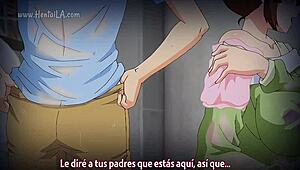 Security Guard Faces Intense Emotions in Episode 5 with Spanish Subtitles