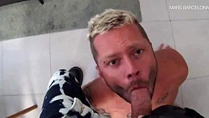 rough bareback fuck with dominant skinhead?