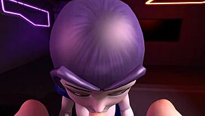 Rave Sucks Good Cock And Gets A Cum All Over Her Body Parody