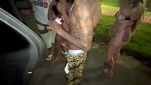 Stopped car to fuck friends' pussies