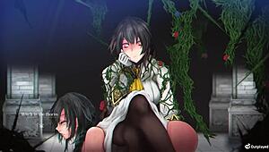 In a wild 3D hentai game, huge futanari dominates with massive tits in US setting