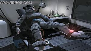 Furry compilation with fucking machine and more