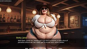 man, chubby gilf slams her big fat wet pussy hard with stepmom in 3d porn games