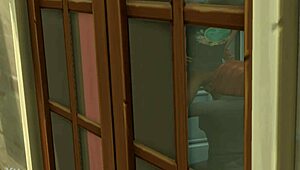 voyeur life 2 - i felt shocked seeing the bartender sucking the prince's dick in the restroom