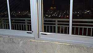 Skarlett Mae and Evelin in hot POV couch action