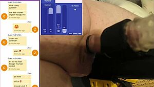 i showed off online, strangers jerked me hard, came four times!