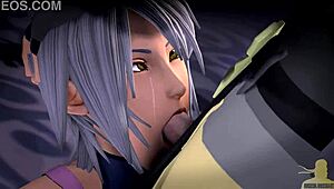 Kingdom Hearts Anime Cartoon Hentai 3D