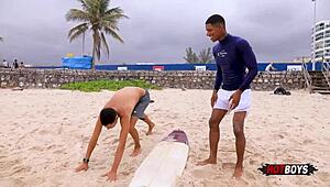 POV Gay Fucking with Surfer Fetish 😏