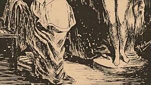 old-school erotic drawings bring vintage fantasies to life in anime style.