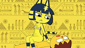 Original Ankha Animation: Intense Hentai Scenes With Bold Actions And Erotic Cartoon Adventures