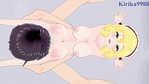 3D hentai featuring big-boobed idols in intense sex scenes