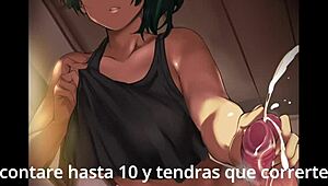 Maki Zenin Te Domina with Femboy Sissy JOI in Español Hentai Action!