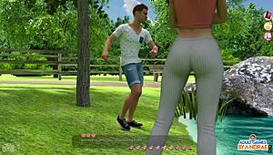 ep22, clapping drives violet to cum hard! helping the hotties game. 😜