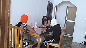 Best friend lost at 31 game, now Latina whore fucks the winner hard