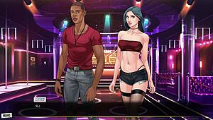 Finger play and hardcore sex in a cartoon-style adult film