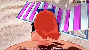 Yae Miko Beach Bikini Sex