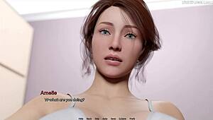 Dude Sucks Nipples Up Close in Sensual Boob Licking - Heart Problems 3D Hentai