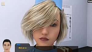 Big tits anime girl enjoys monster cock in ass