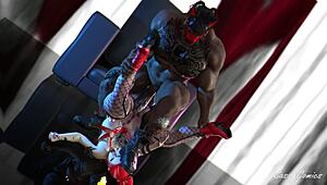 Asian Hottie Fucked Hard in Ass by Huge Black Man with Massive Cock - SassyComics!