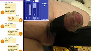 ネットでチンポ晒したら見知らぬ奴らがシゴいて4回射精！