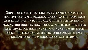 Restless night with furry yiff in wild 3D action.